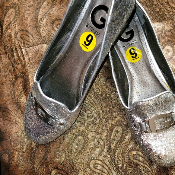 Guess flats women size US 9, Sparkle with Buckle - Picture 1 of 13